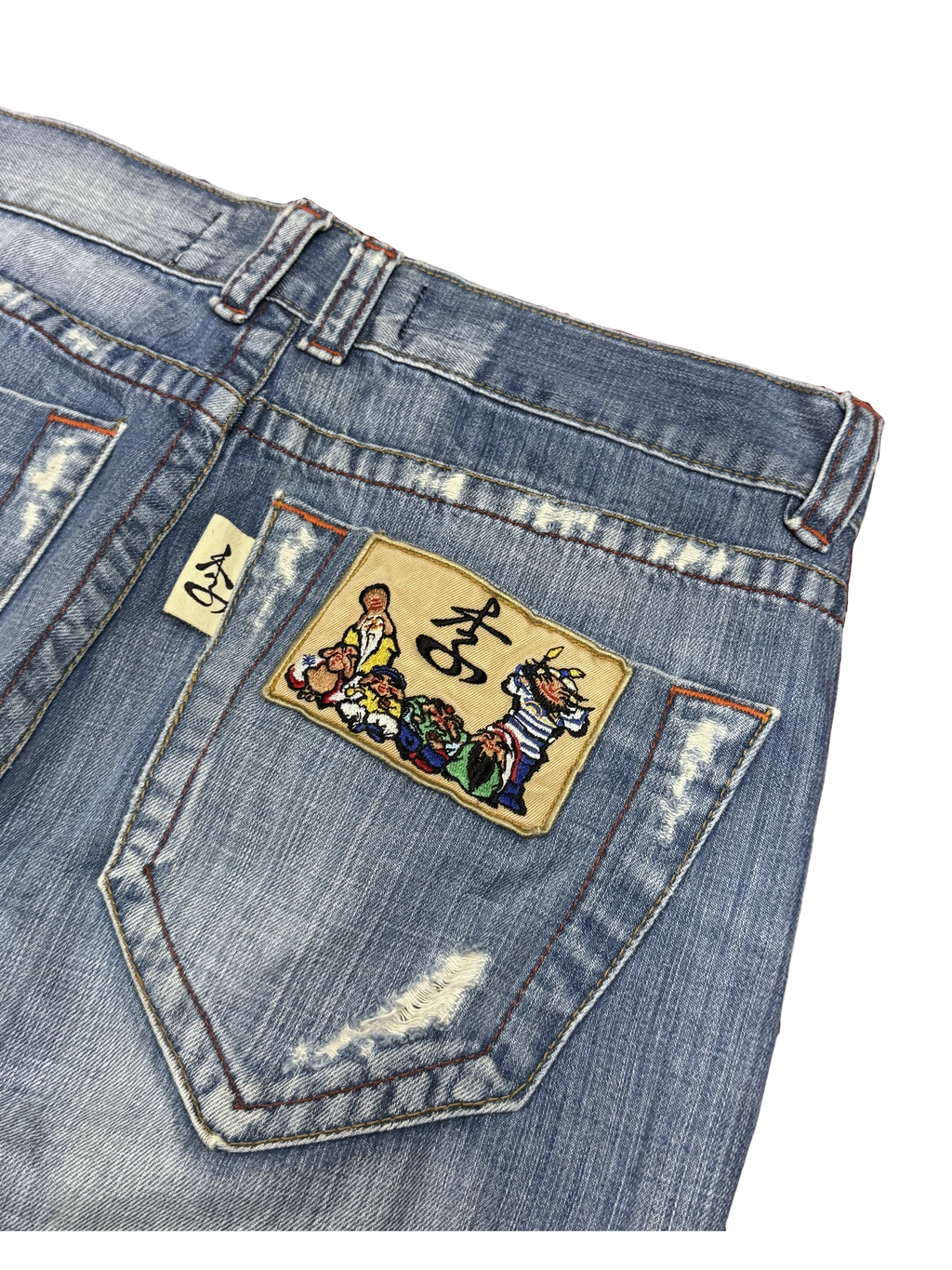 [V1143] Vintage y2k Old Army blaue straight jeans