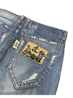 [V1143] Vintage y2k Old Army blaue straight jeans