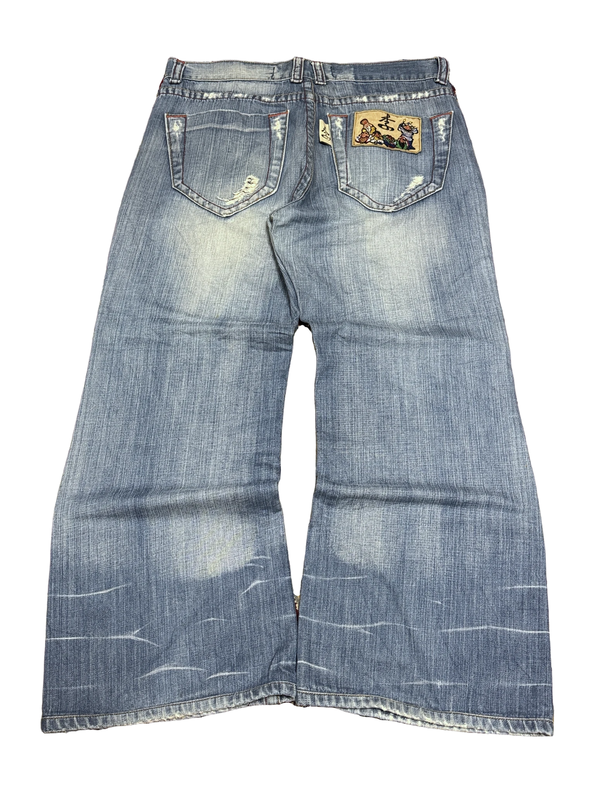 [V1143] Vintage y2k Old Army blaue straight jeans
