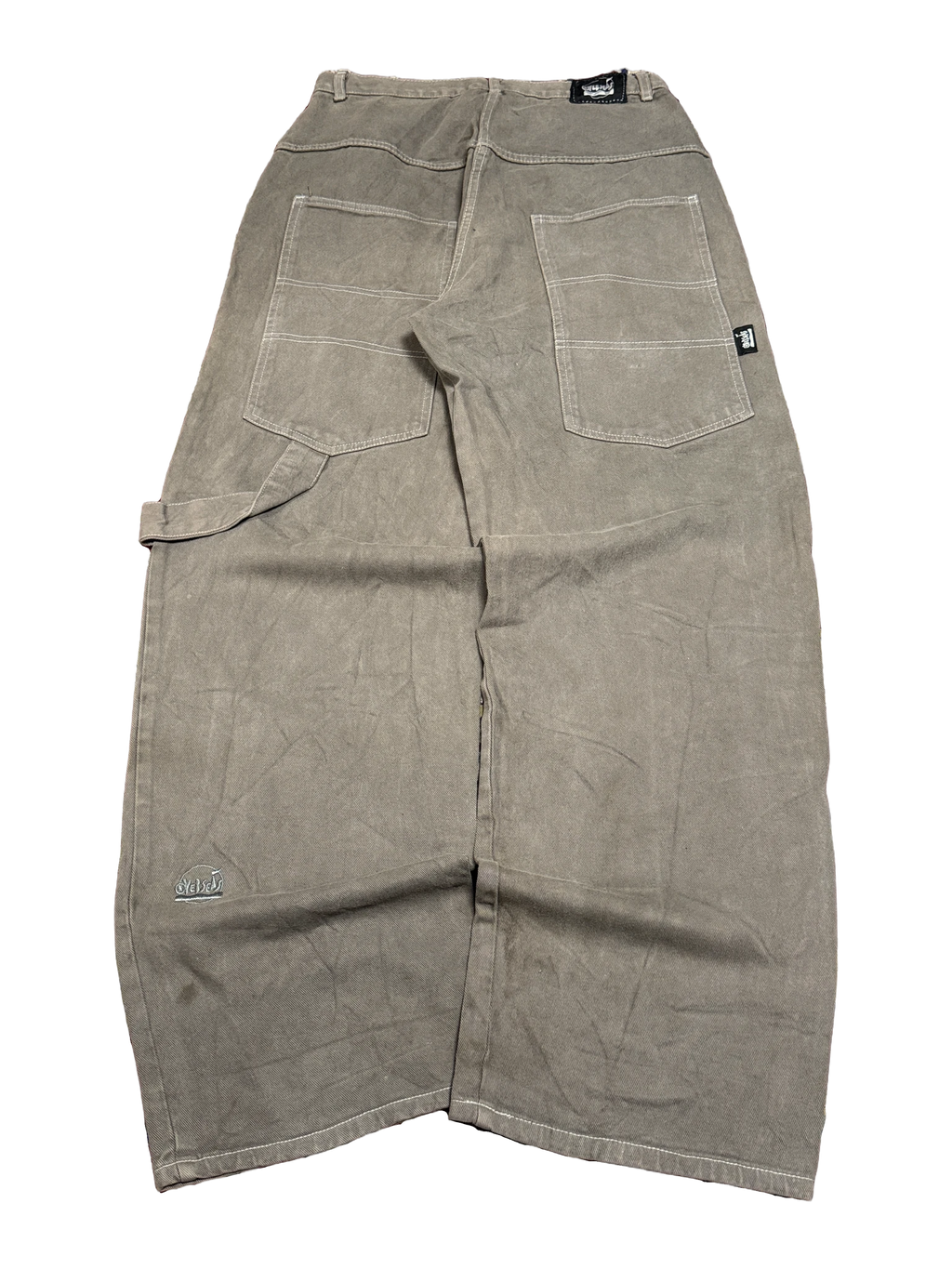 [V1144] Vintage y2k Overzeas braune baggy jeans
