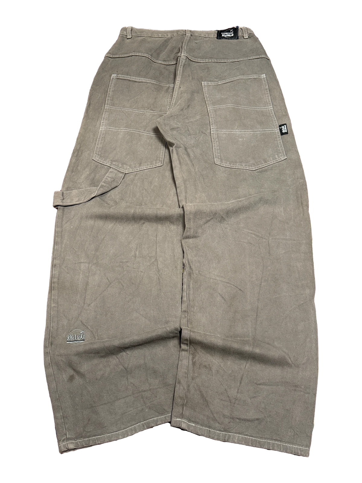 [V1144] Vintage y2k Overzeas braune baggy jeans