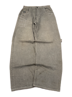 [V1144] Vintage y2k Overzeas braune baggy jeans