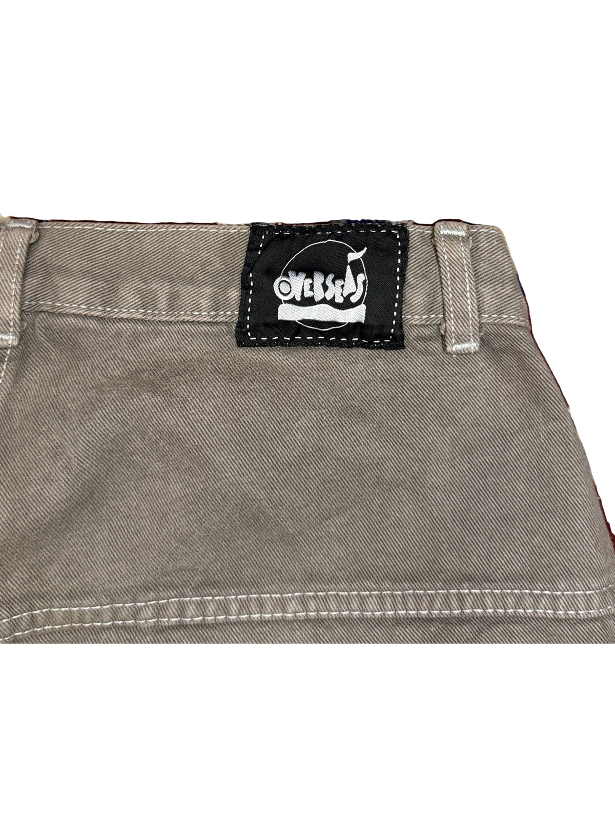 [V1144] Vintage y2k Overzeas braune baggy jeans
