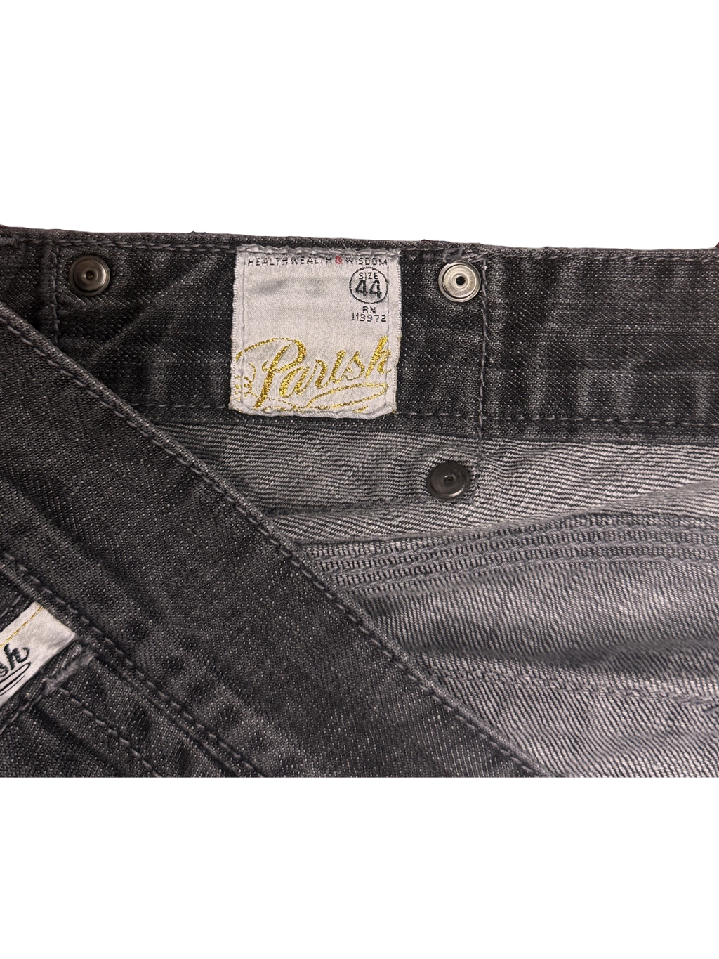 [V1145] Vintage y2k Parish graue baggy jeans