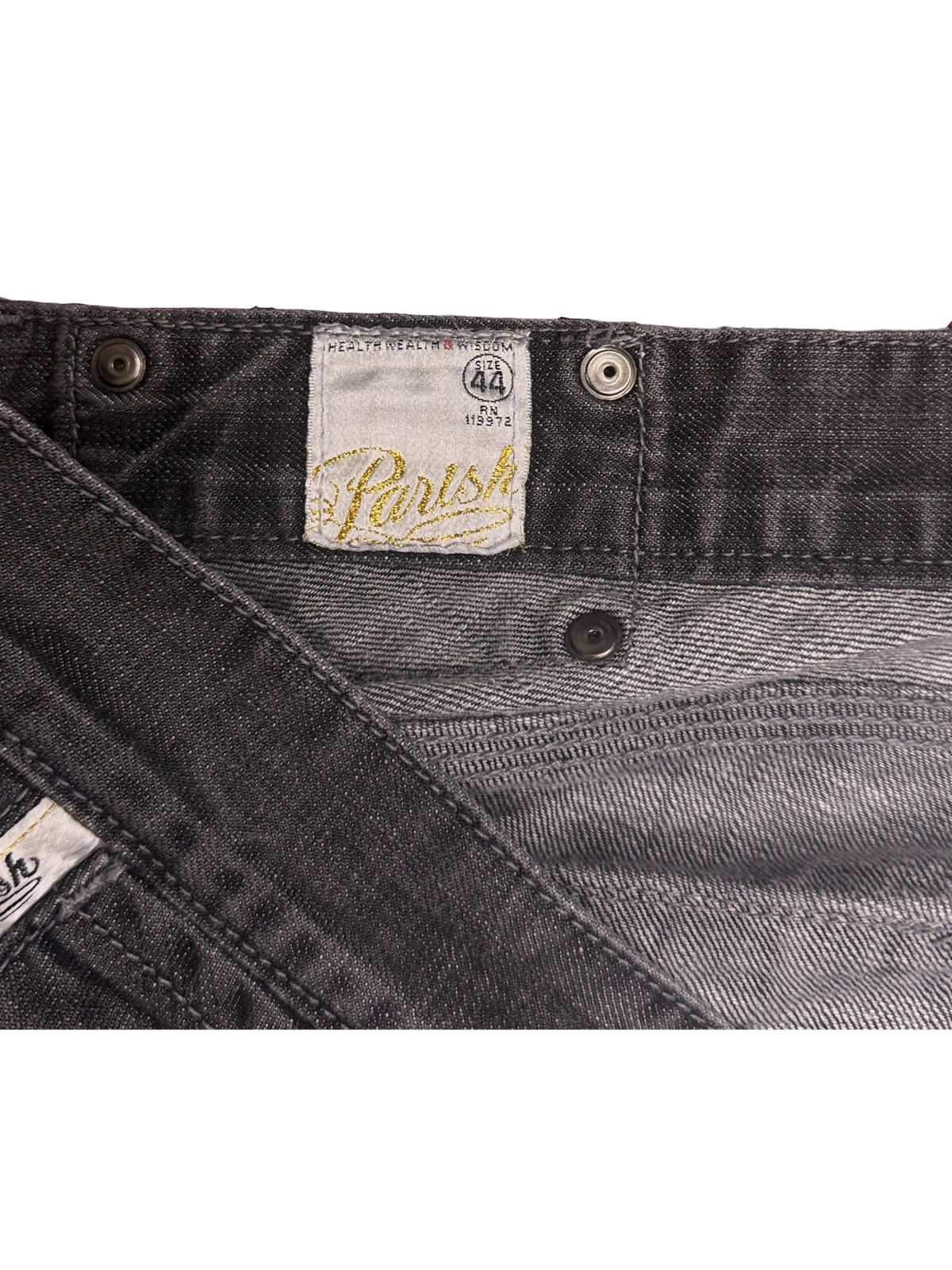 [V1145] Vintage y2k Parish graue baggy jeans