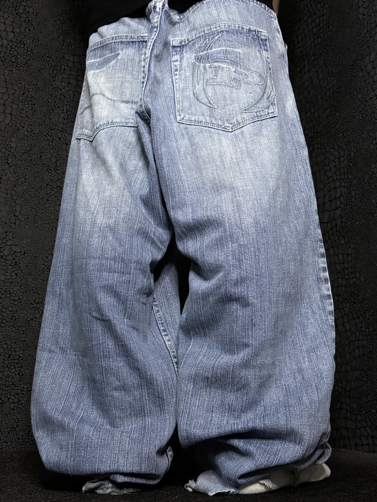 [V1146] Vintage y2k Phat Farm blaue baggy jeans