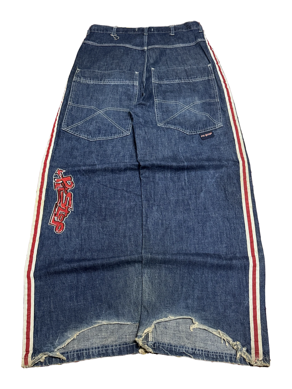 [V1147] Vintage y2k Pitstop marineblaue baggy jeans