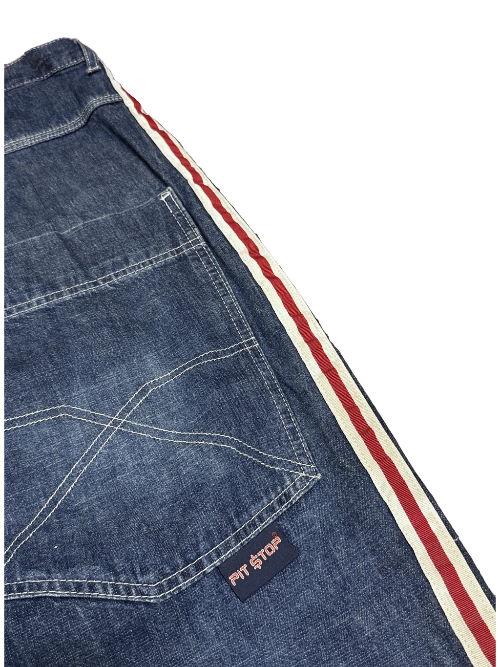 [V1147] Vintage y2k Pitstop marineblaue baggy jeans