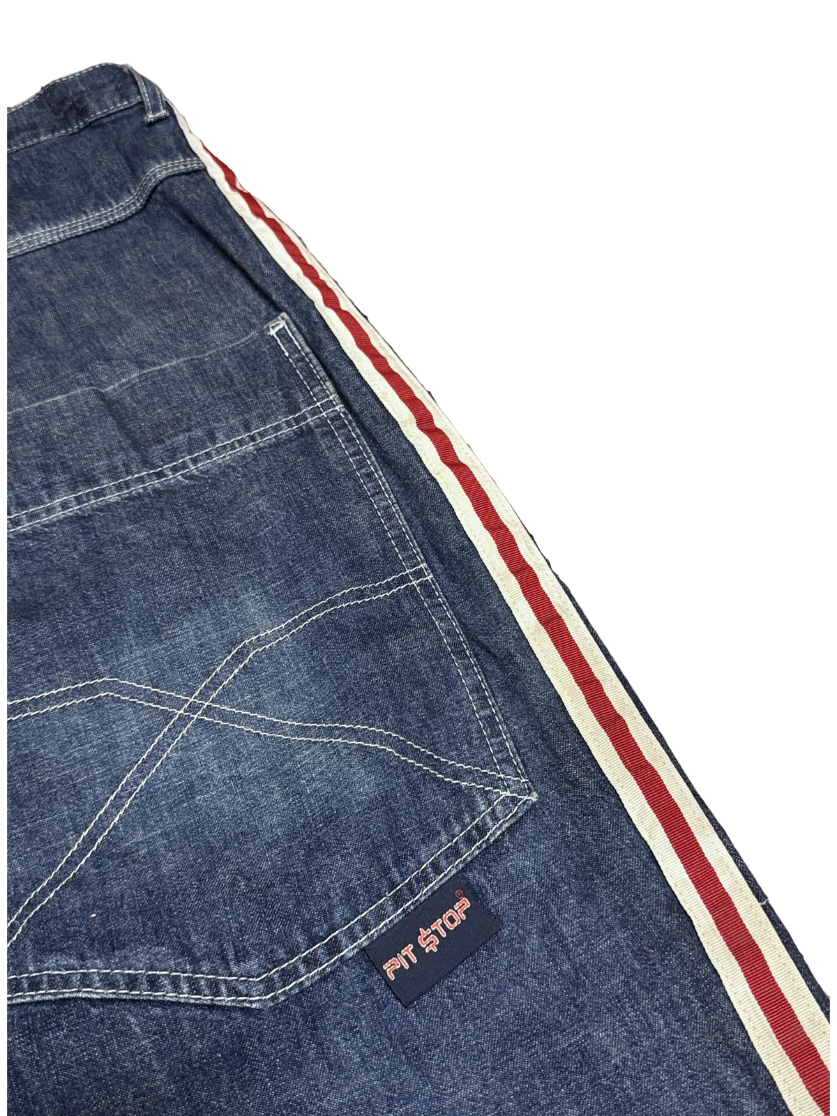 [V1147] Vintage y2k Pitstop marineblaue baggy jeans