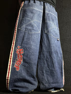 [V1147] Vintage y2k Pitstop marineblaue baggy jeans