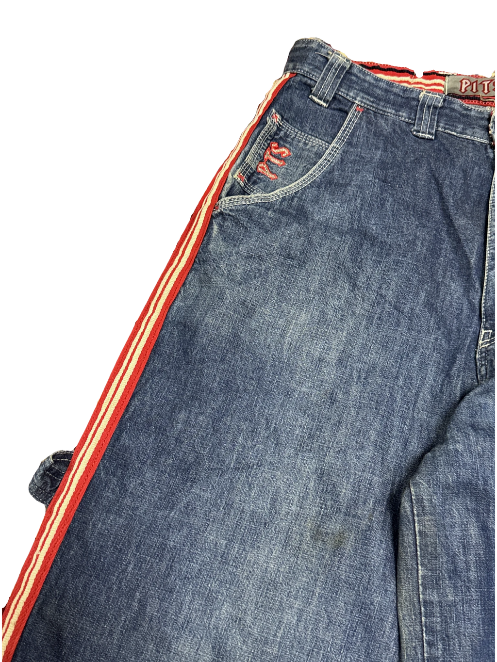 [V1148] Vintage y2k Pitstop blaue baggy jeans