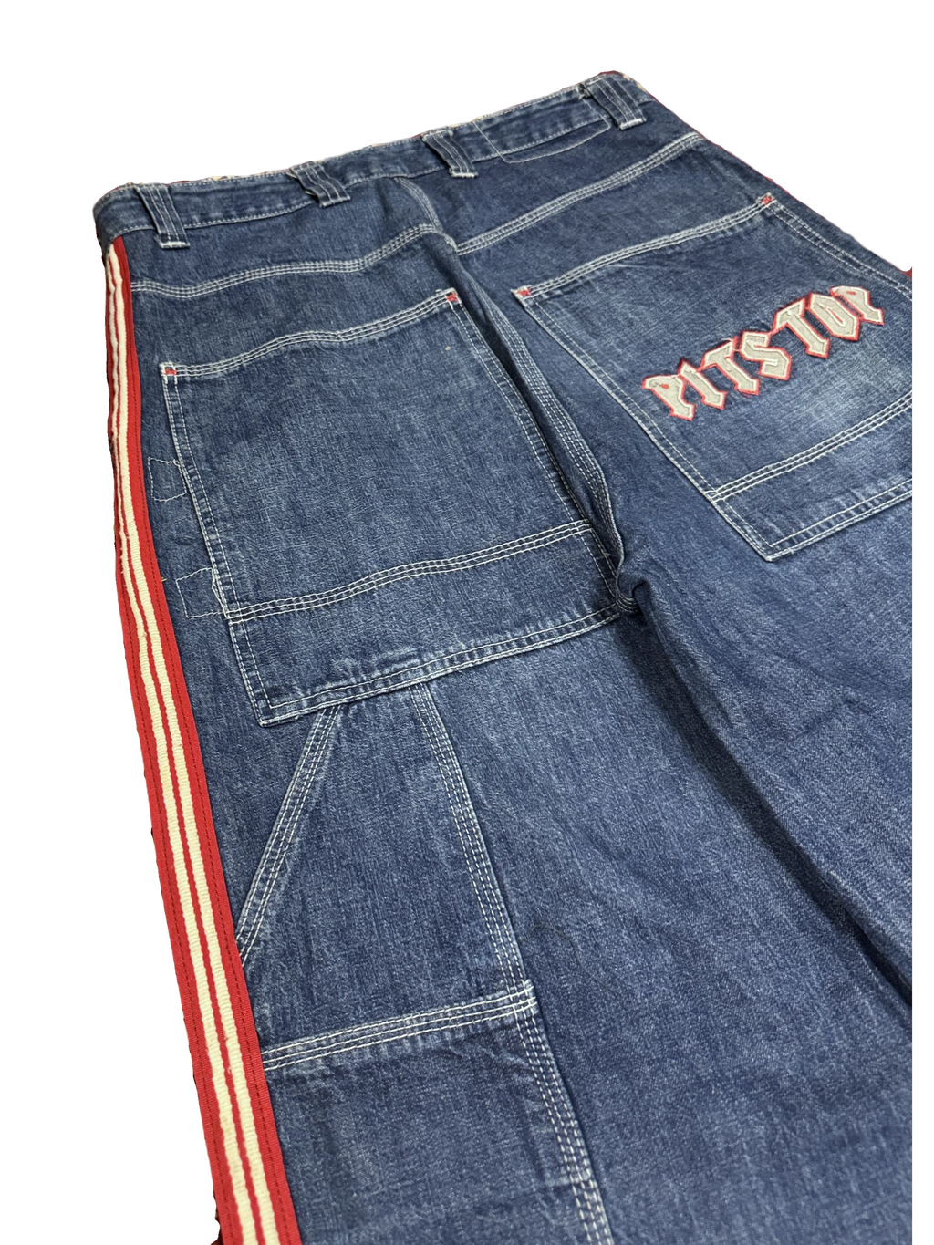 [V1148] Vintage y2k Pitstop blaue baggy jeans