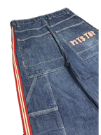 [V1148] Vintage y2k Pitstop blaue baggy jeans
