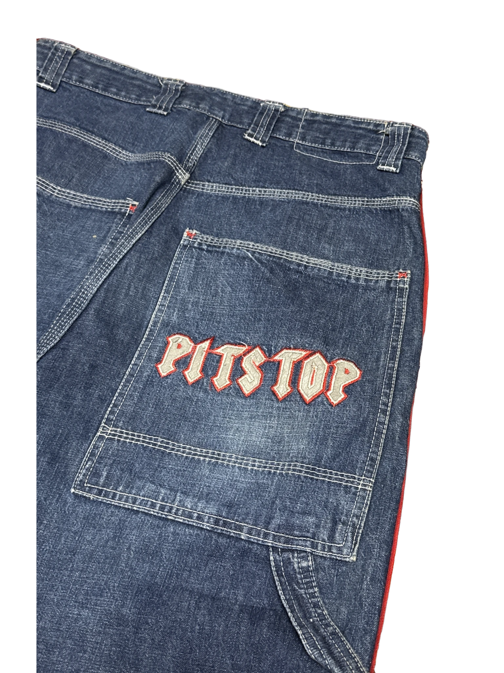 [V1148] Vintage y2k Pitstop blaue baggy jeans