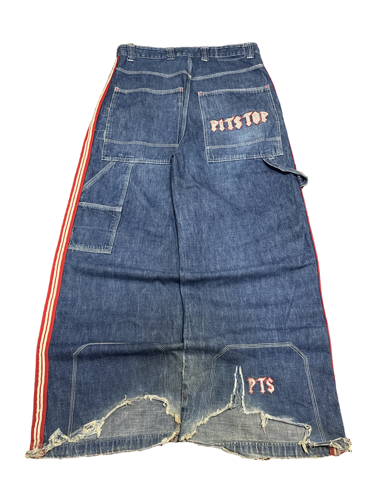 [V1148] Vintage y2k Pitstop blaue baggy jeans