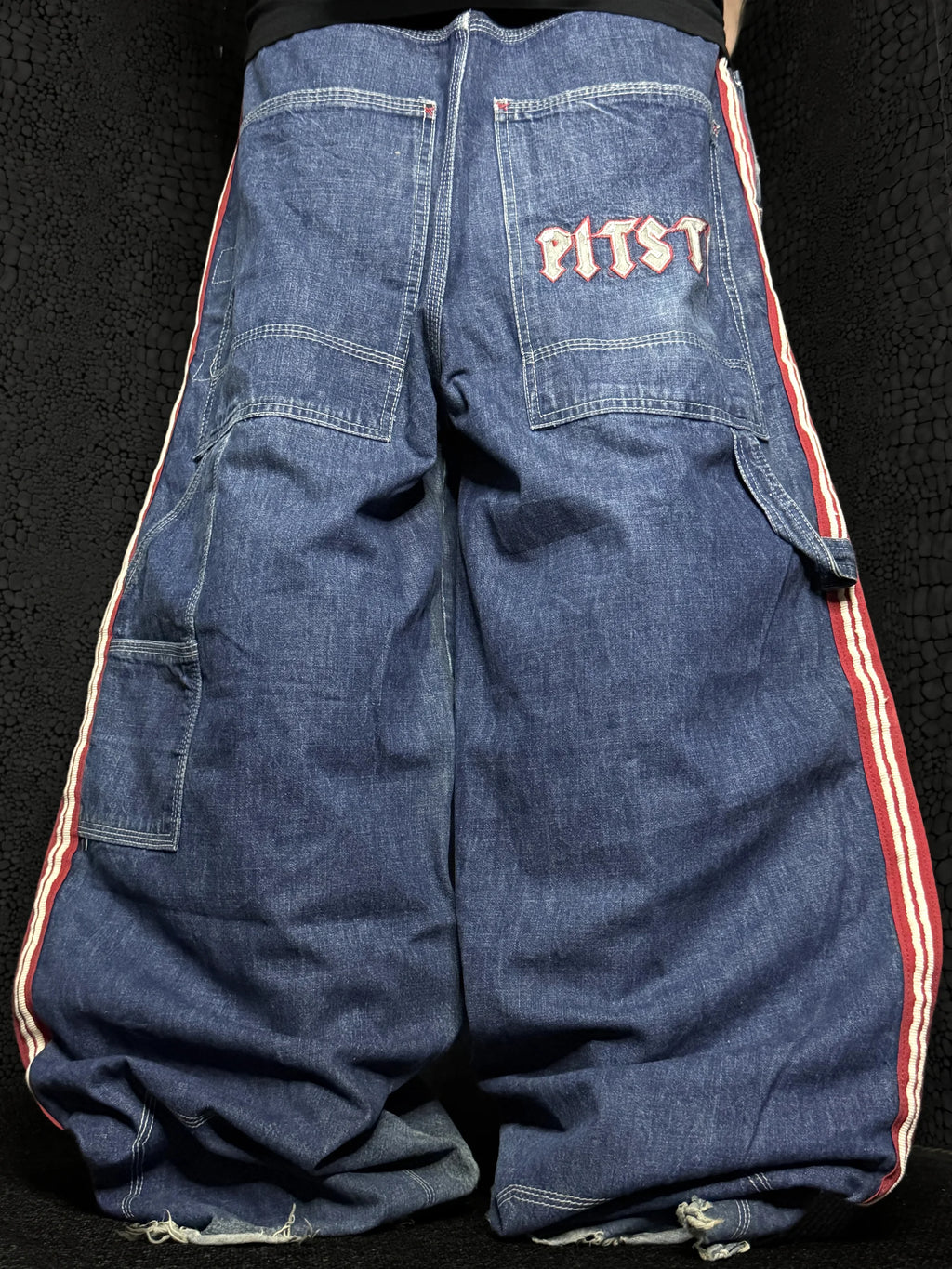 [V1148] Vintage y2k Pitstop blaue baggy jeans