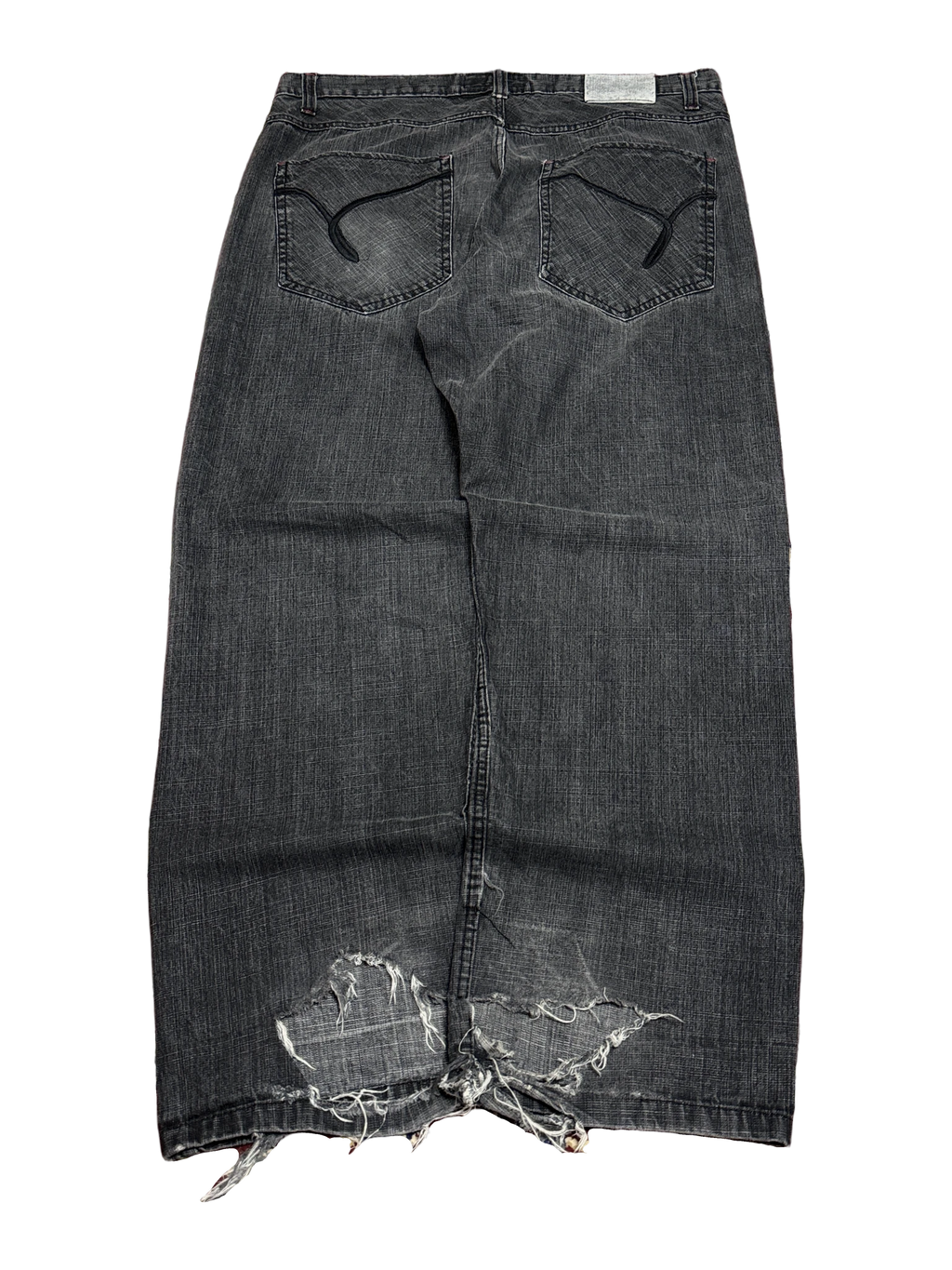 [V1149] Vintage y2k Q.Ruel graue baggy jeans