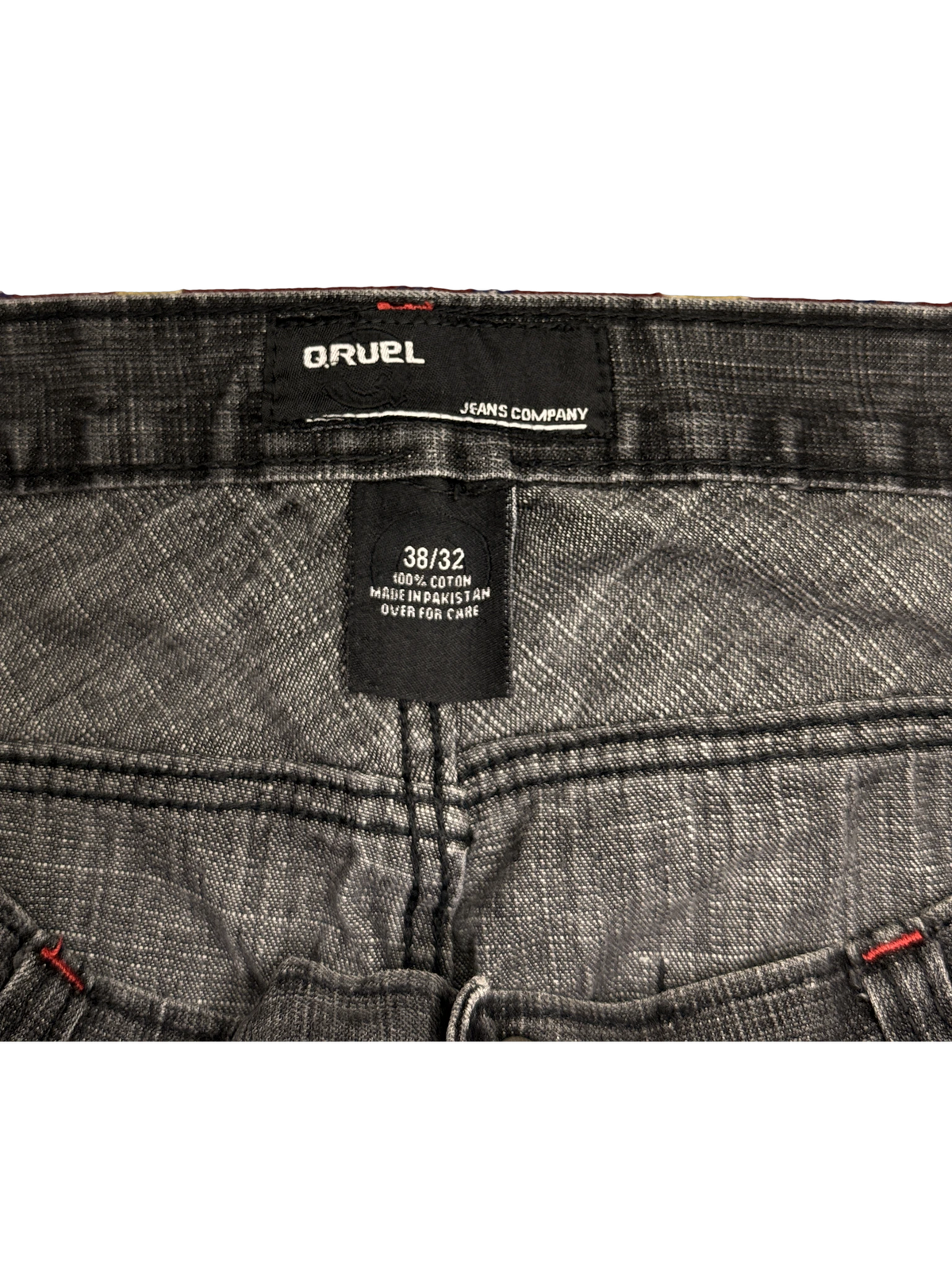 [V1149] Vintage y2k Q.Ruel graue baggy jeans