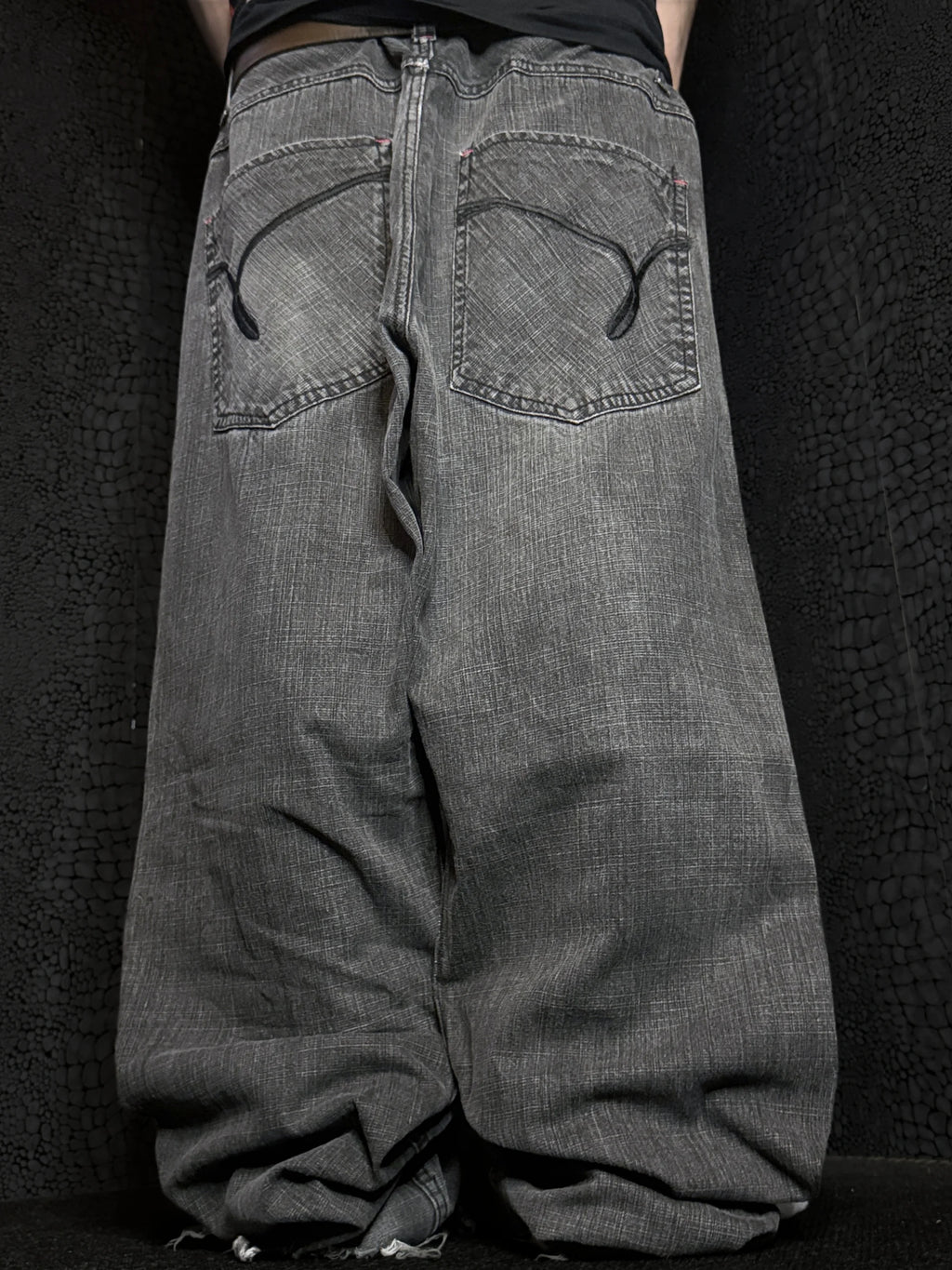 [V1149] Vintage y2k Q.Ruel graue baggy jeans