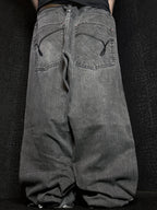 [V1149] Vintage y2k Q.Ruel graue baggy jeans