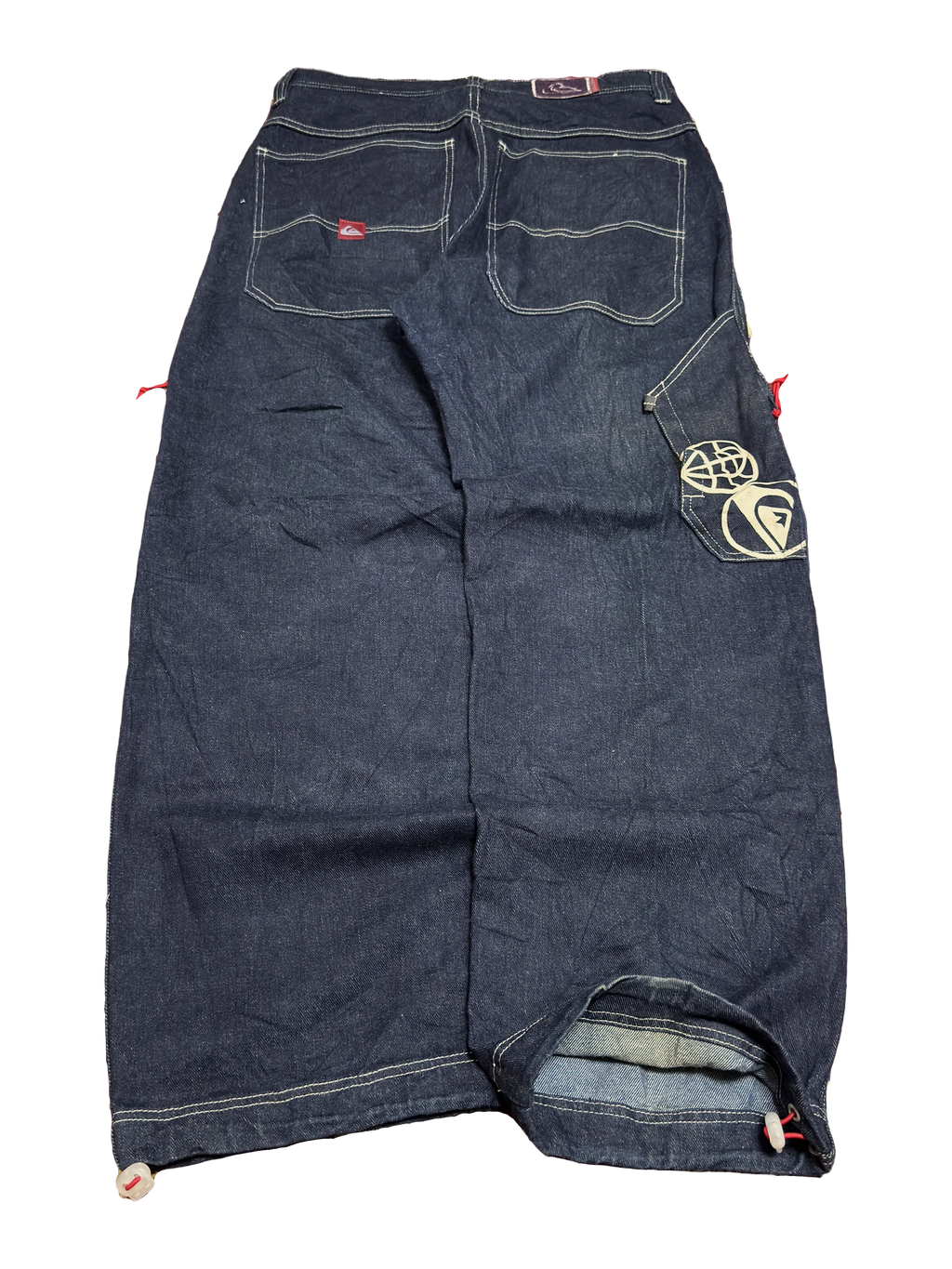 [V1150] Vintage y2k Quiksilver marineblaue baggy jeans