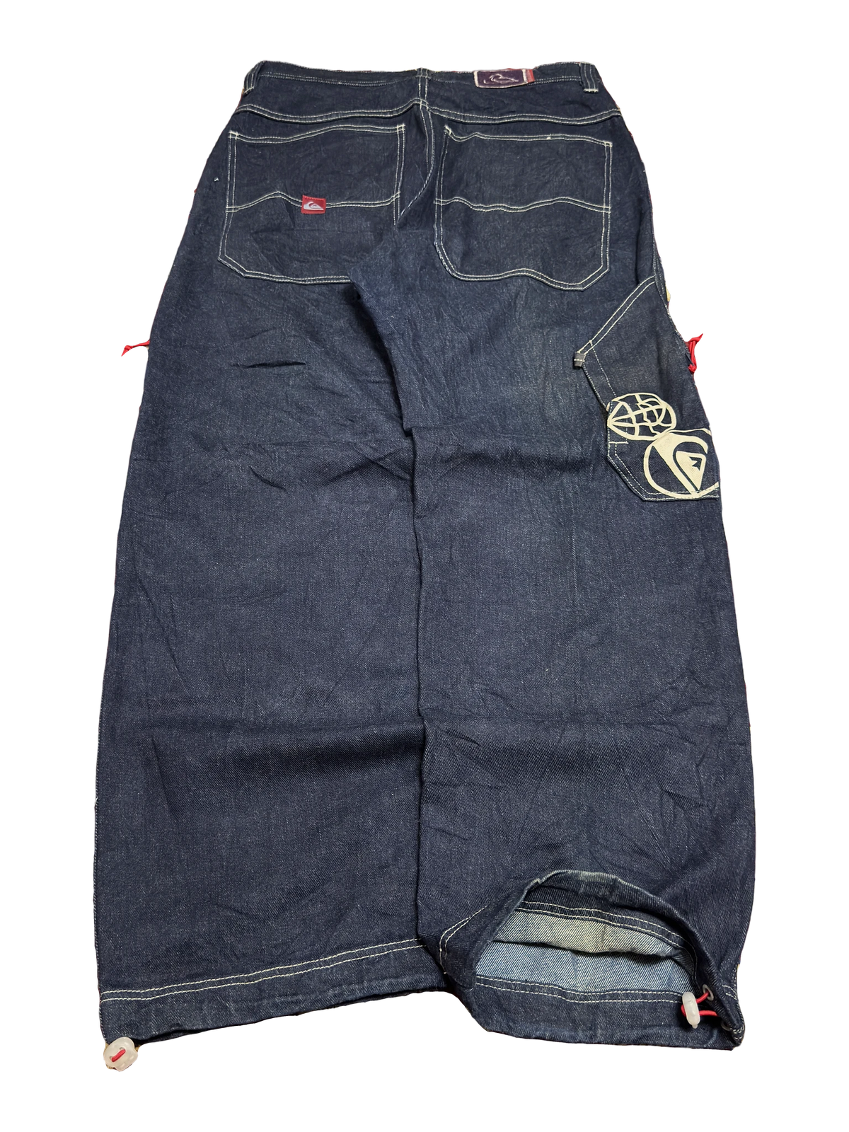 [V1150] Vintage y2k Quiksilver marineblaue baggy jeans