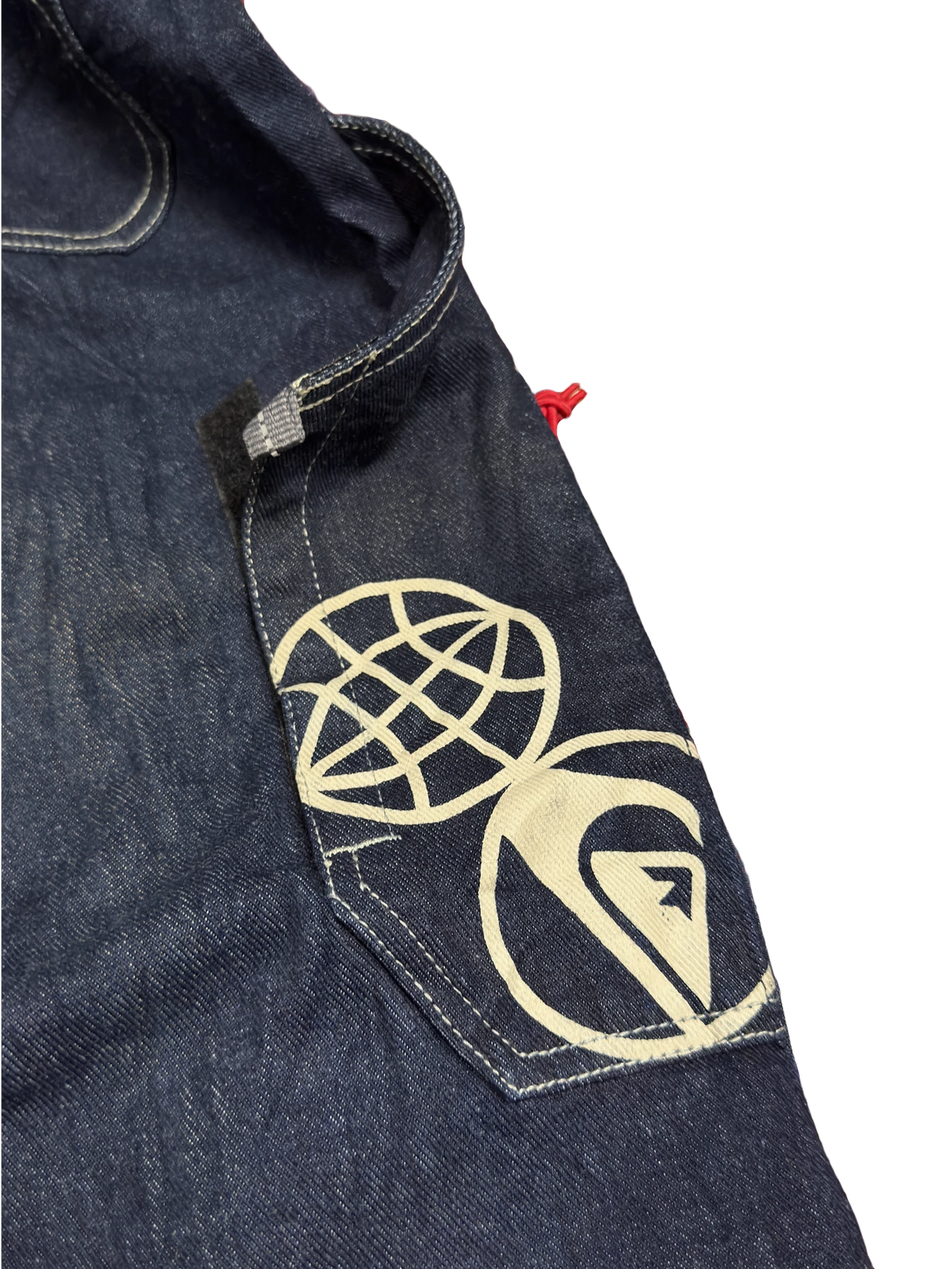 [V1150] Vintage y2k Quiksilver marineblaue baggy jeans