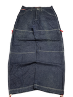 [V1150] Vintage y2k Quiksilver marineblaue baggy jeans