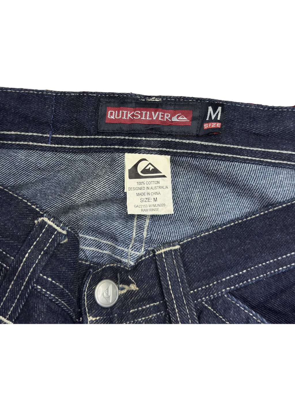 [V1150] Vintage y2k Quiksilver marineblaue baggy jeans