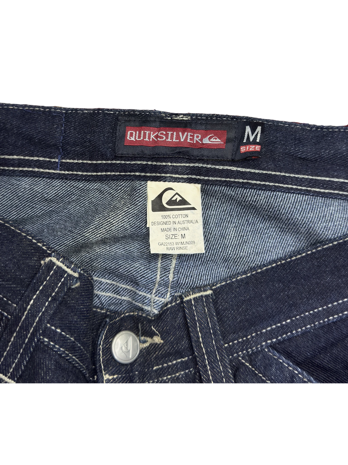 [V1150] Vintage y2k Quiksilver marineblaue baggy jeans