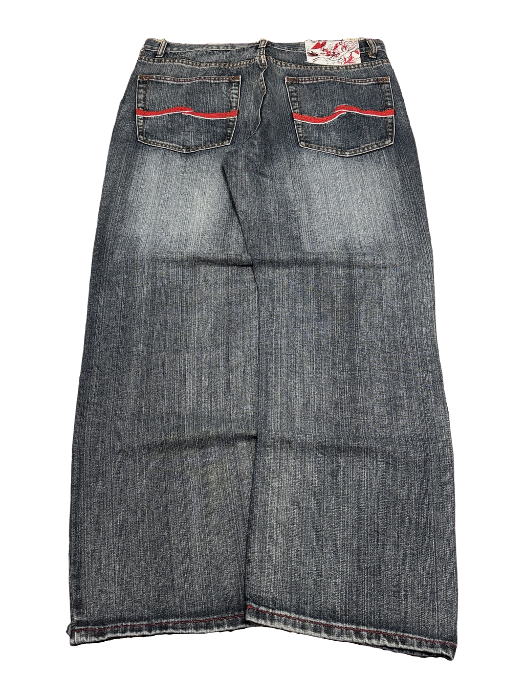 [V1151] Vintage y2k Request blaue baggy jeans