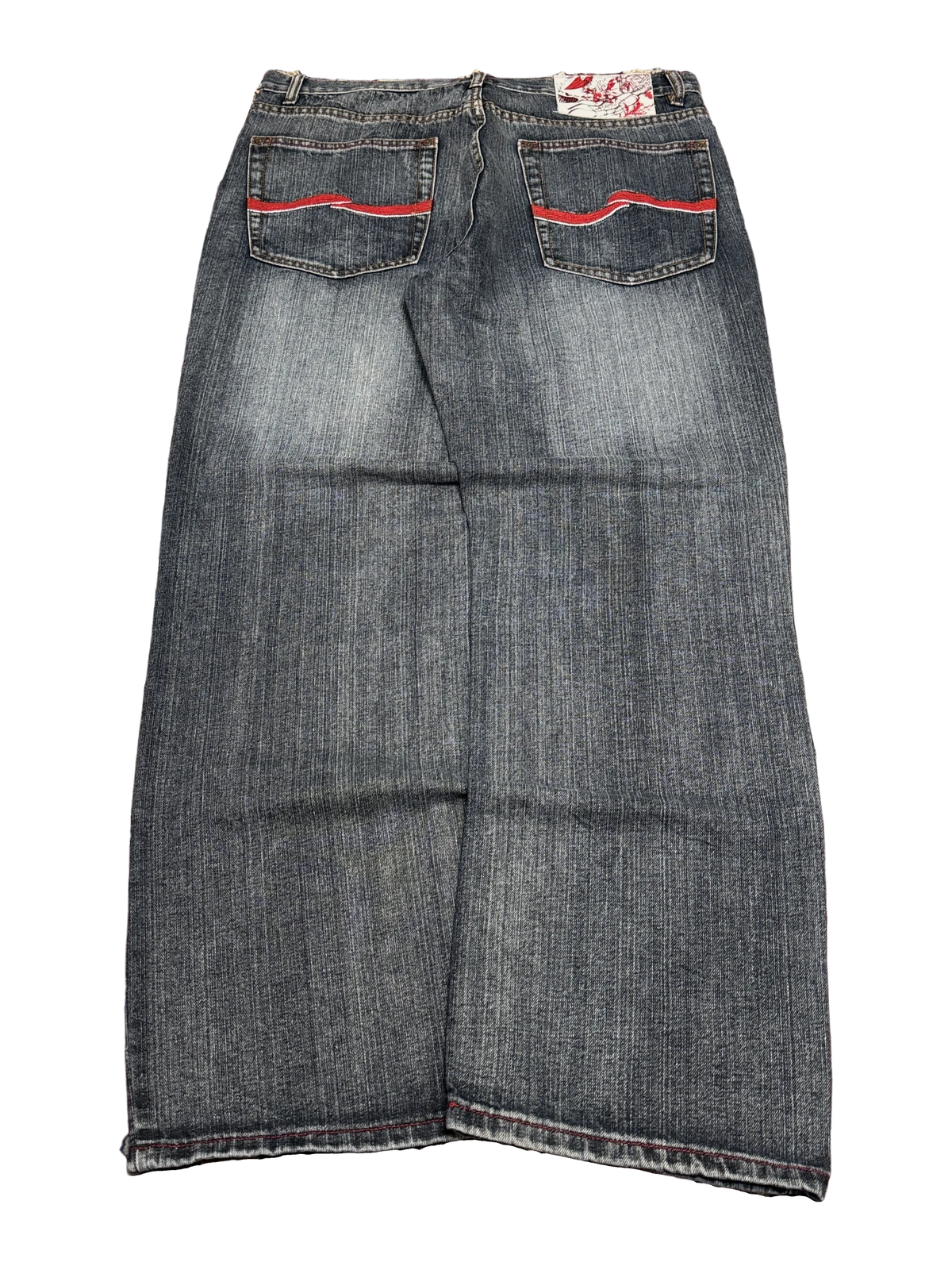 [V1151] Vintage y2k Request blaue baggy jeans