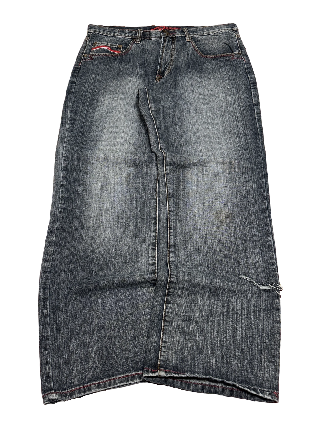 [V1151] Vintage y2k Request blaue baggy jeans