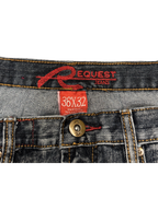 [V1151] Vintage y2k Request blaue baggy jeans