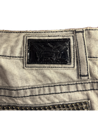 [V1152] Vintage y2k Robins Jeans graue straight jeans