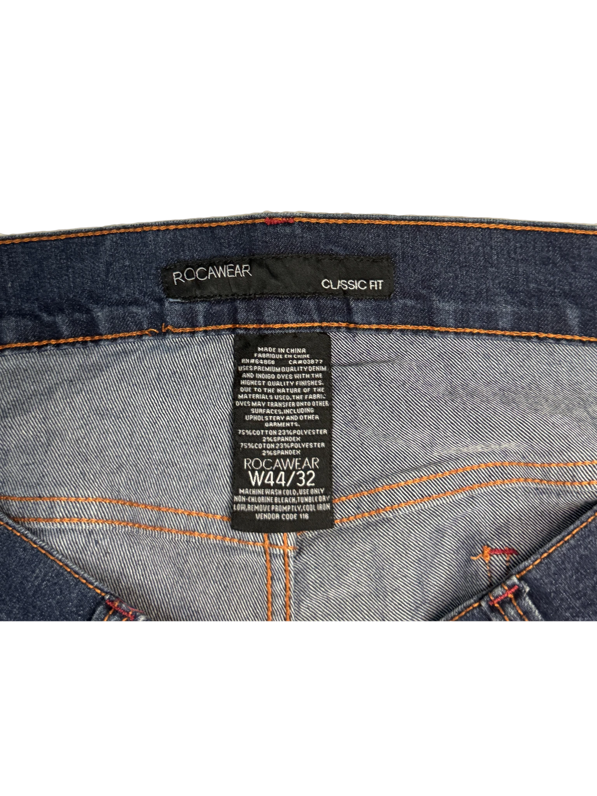 [V1155] Vintage y2k Rocawear marineblaue baggy jeans