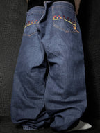 [V1155] Vintage y2k Rocawear marineblaue baggy jeans
