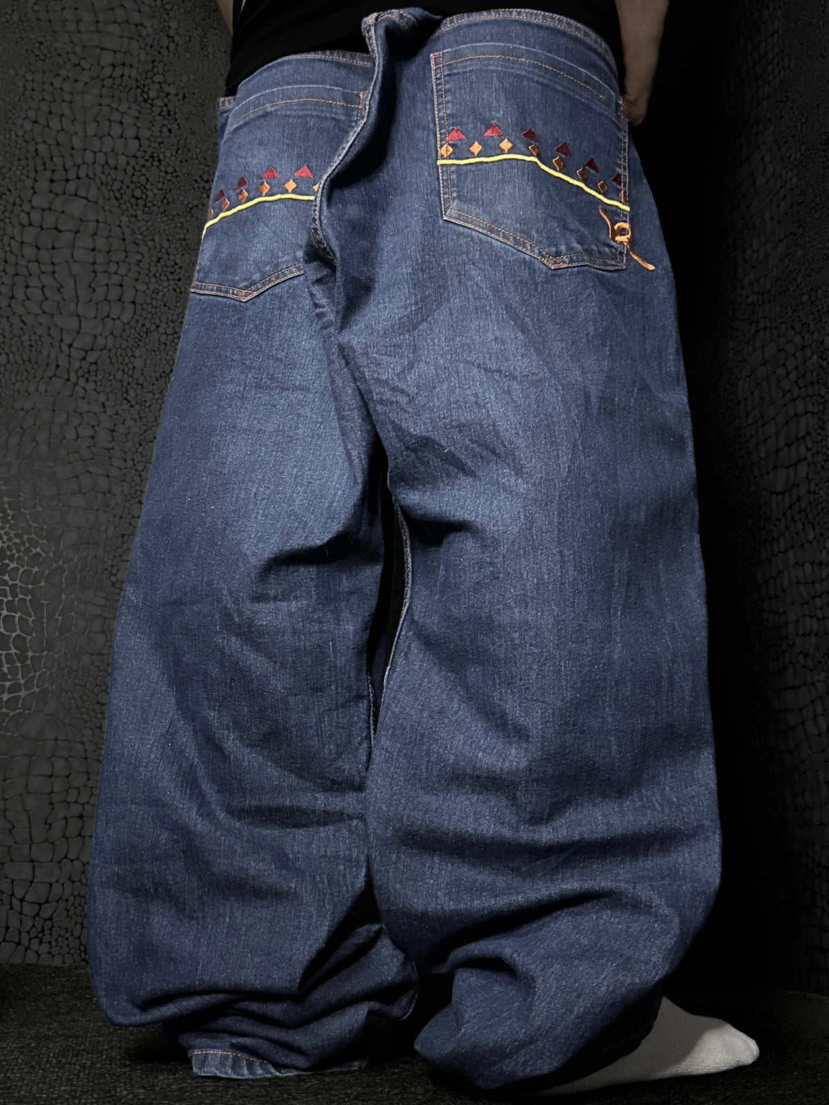 [V1155] Vintage y2k Rocawear marineblaue baggy jeans