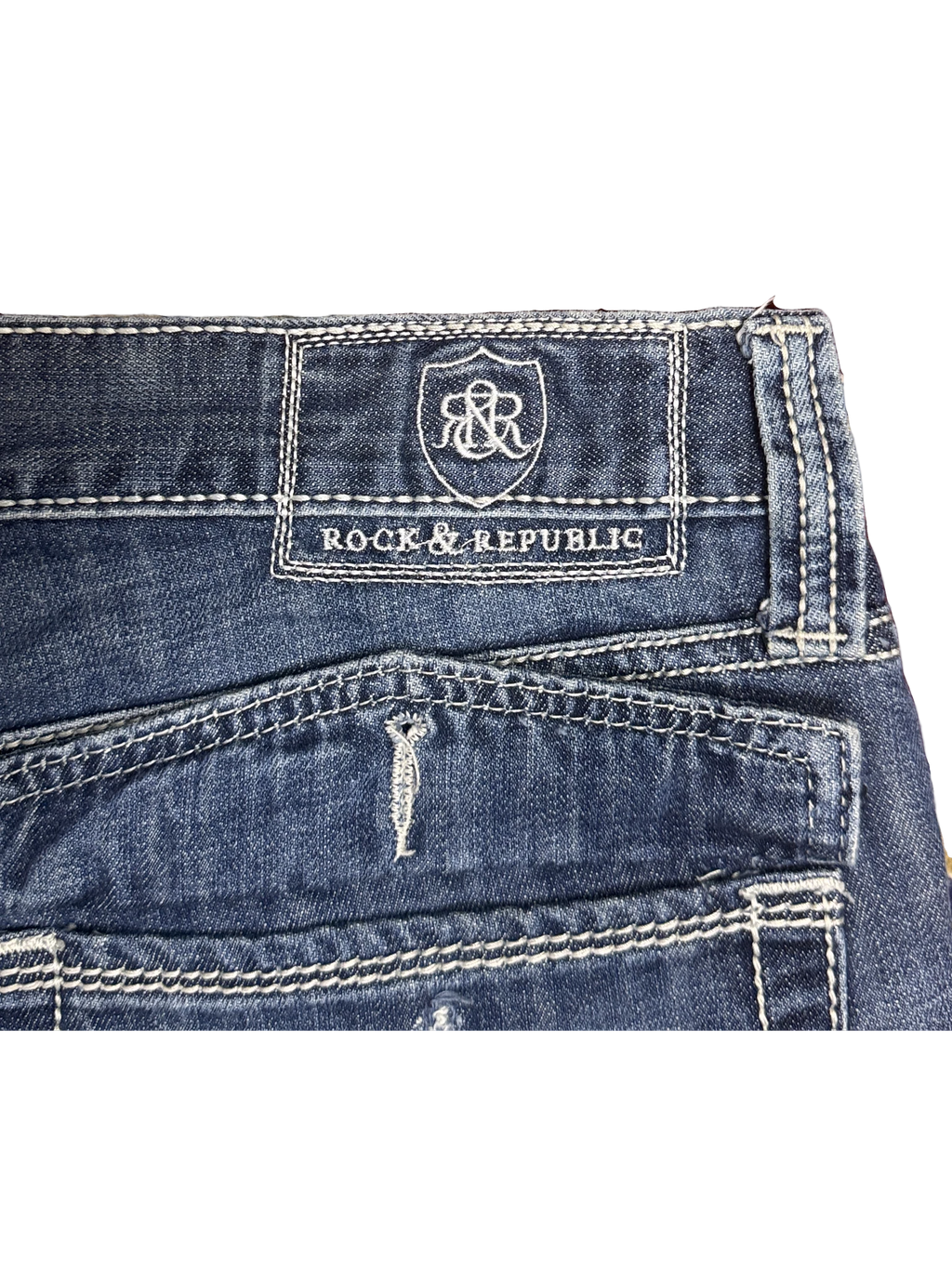 [V1157] Vintage y2k Rock Republic blaue straight jeans