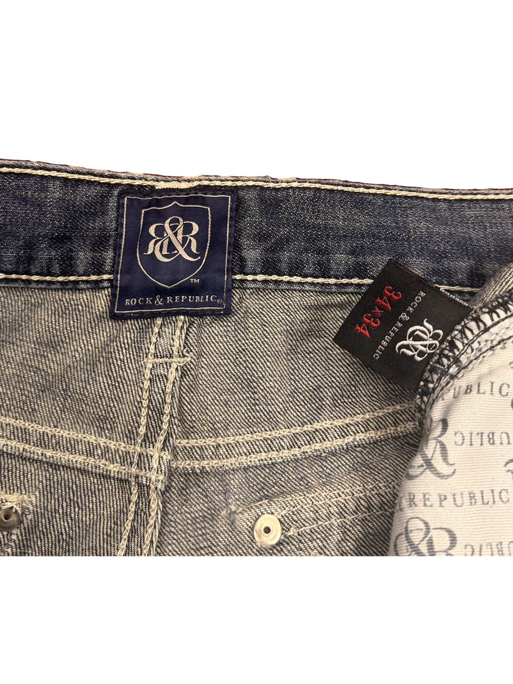[V1157] Vintage y2k Rock Republic blaue straight jeans