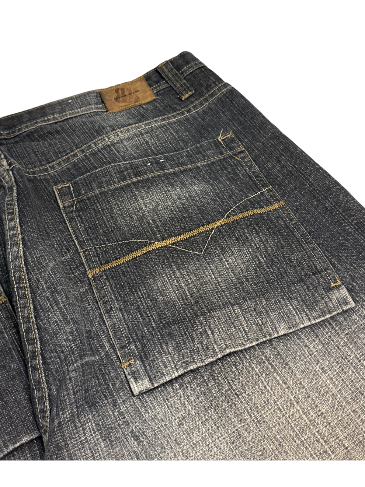 [V1158] Vintage y2k Royal Blue marineblaue baggy jeans