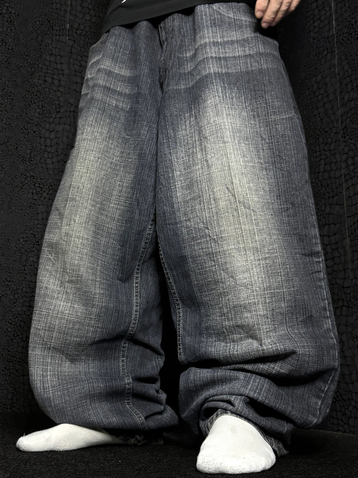 [V1158] Vintage y2k Royal Blue marineblaue baggy jeans