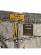 [V1159] Vintage y2k Russo graue baggy jeans
