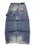 [V1160] Vintage y2k Sancezz blaue baggy jeans