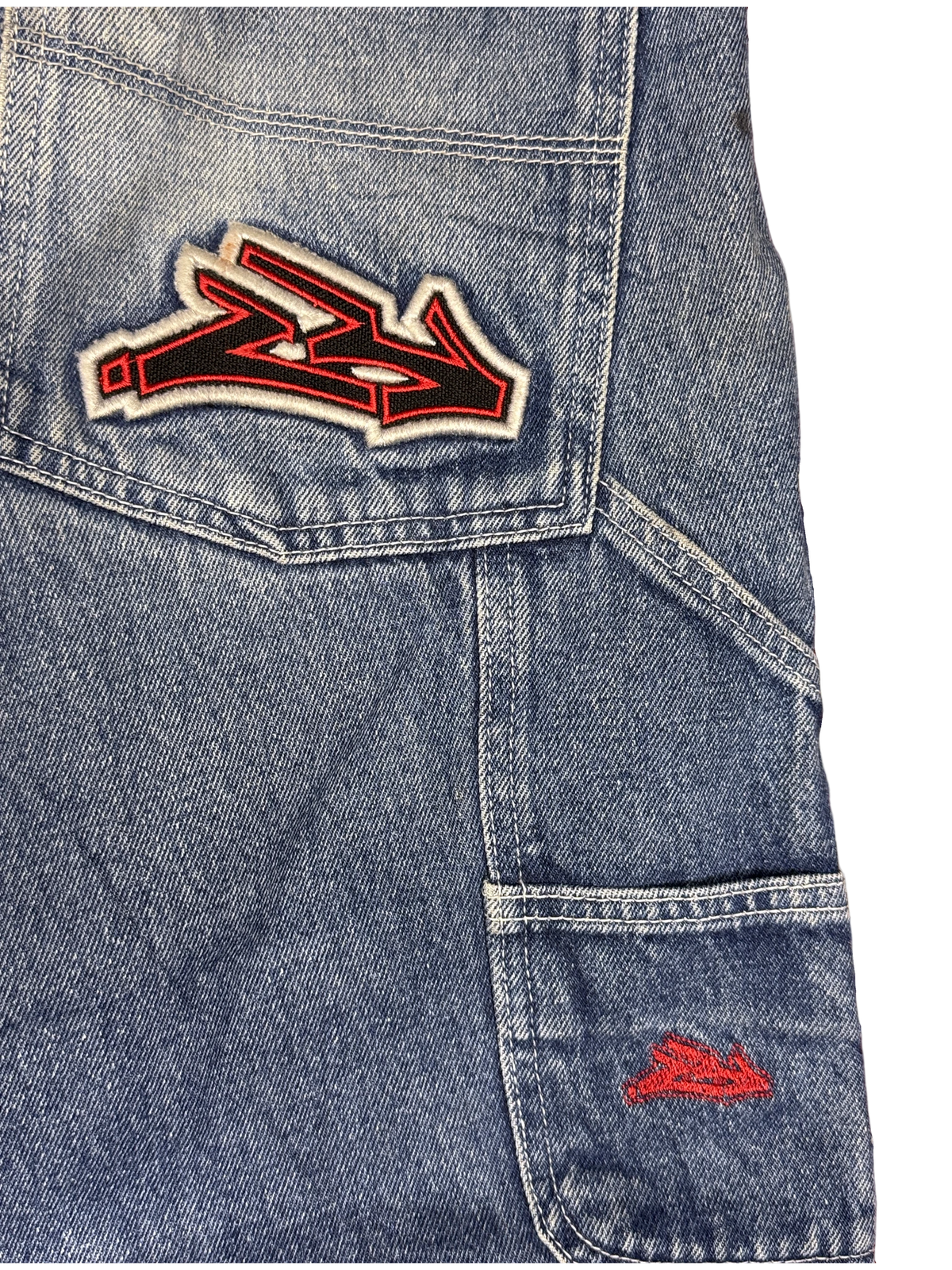 [V1160] Vintage y2k Sancezz blaue baggy jeans