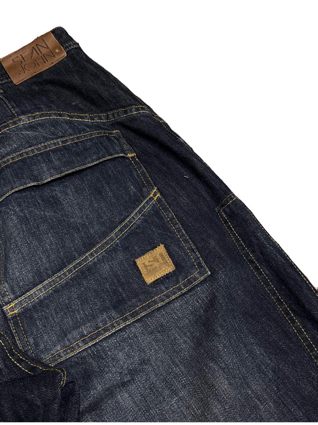 [V1161] Vintage y2k Sean John marineblaue baggy jeans