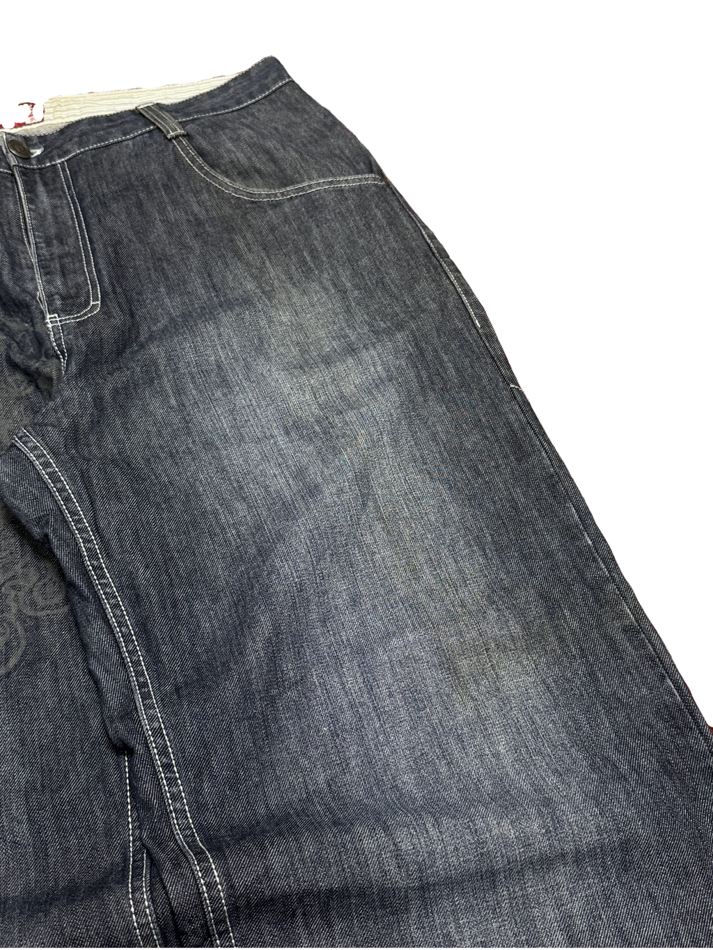 [V1162] Vintage y2k Shock 5 marineblaue baggy jeans