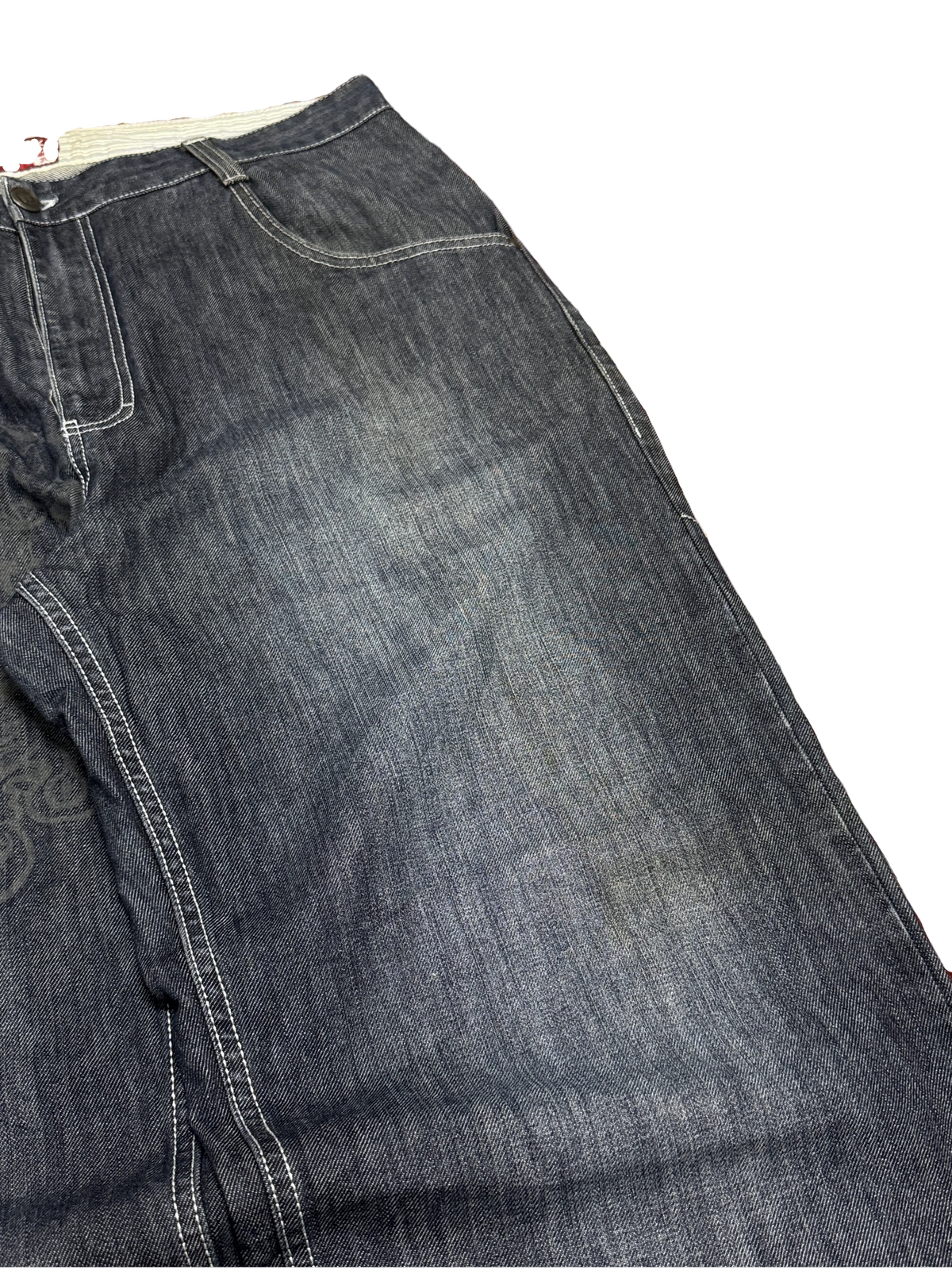 [V1162] Vintage y2k Shock 5 marineblaue baggy jeans