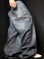 [V1162] Vintage y2k Shock 5 marineblaue baggy jeans