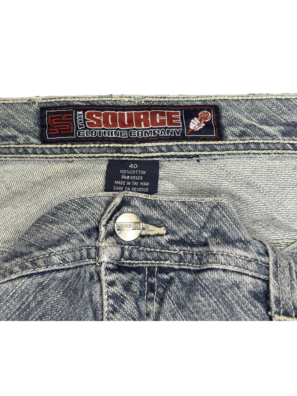 [V1164] Vintage y2k Source blaue baggy jeans